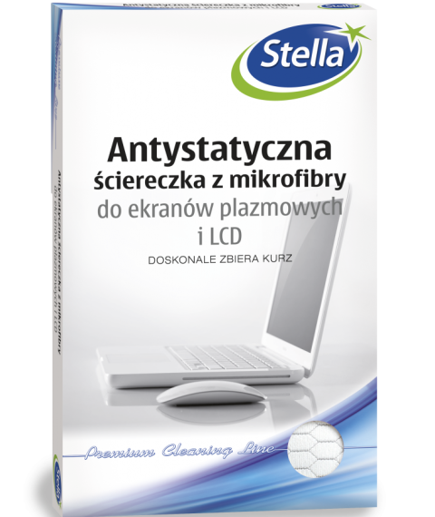 Lavetă din microfibră pentru ecrane LCD și LED, 1 buc, Stella Pack STGB-0493